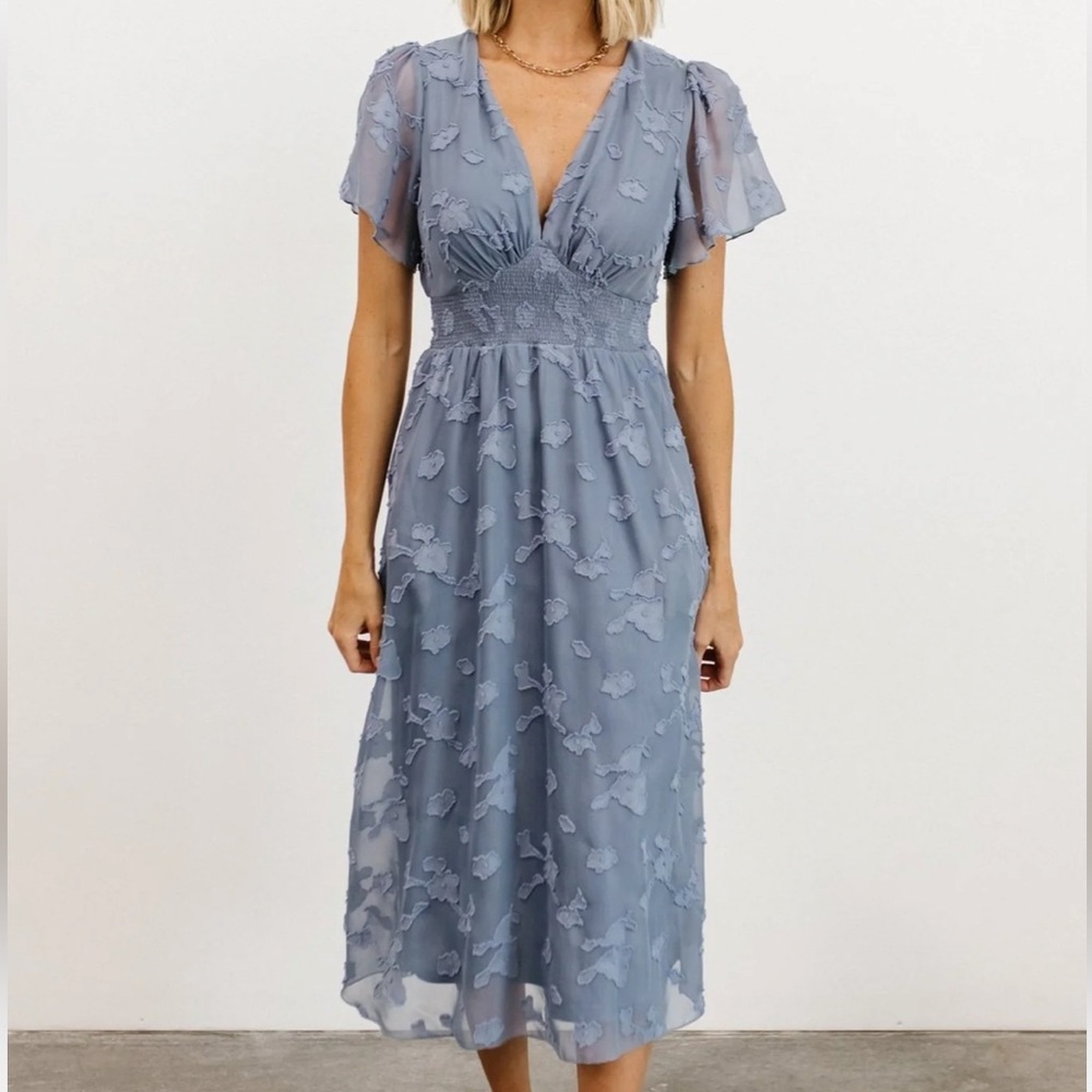 Baltic Born June Smocked Midi Dress